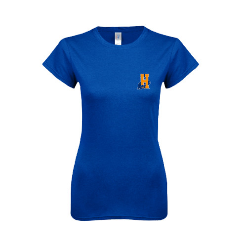 Community College Next Level Womens Royal Boyfriend Tee-Hostos H w/Alligator