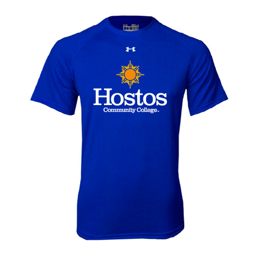 Community College Under Armour Royal Tech Tee-Hostos Community College w/Sun