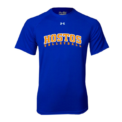 Community College Under Armour Royal Tech Tee-Hostos Volleyball Arch