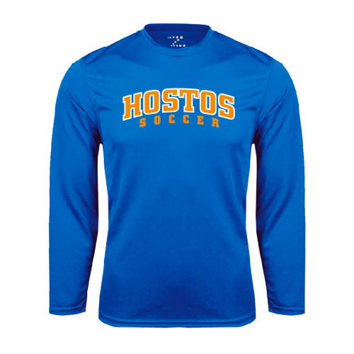 Community College Royal Performance Long Sleeve Shirt-Hostos Soccer Arch