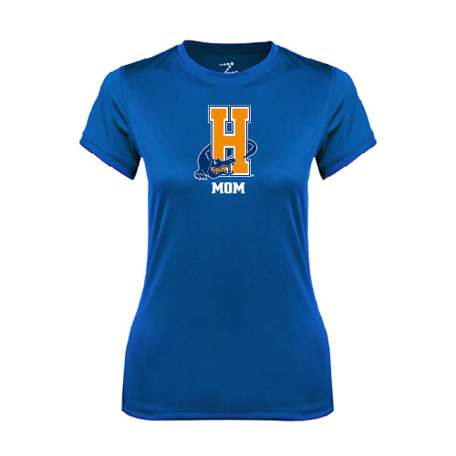 Community College Womens Royal Performance Tee-Hostos Mom