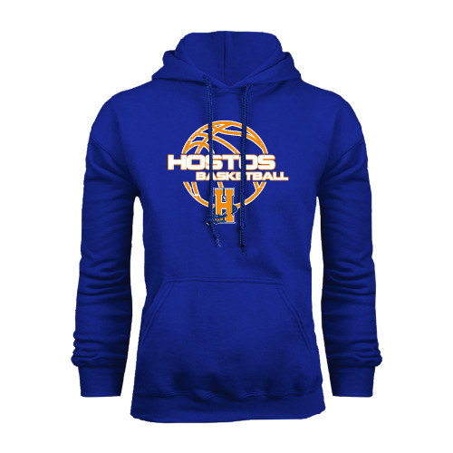 Community College Royal Fleece Hoodie-Hostos Basketball