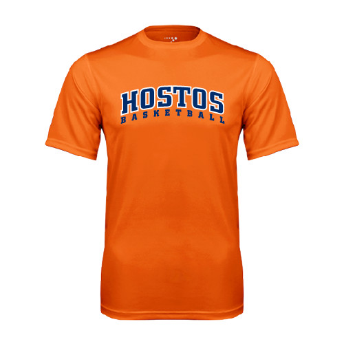Community College Orange Performance Tee-Hostos Basketball Arch