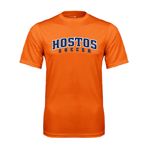 Community College Orange Performance Tee-Hostos Soccer Arch