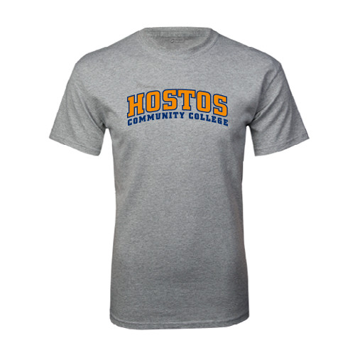 Community College Grey T Shirt-Hostos Community College Arch