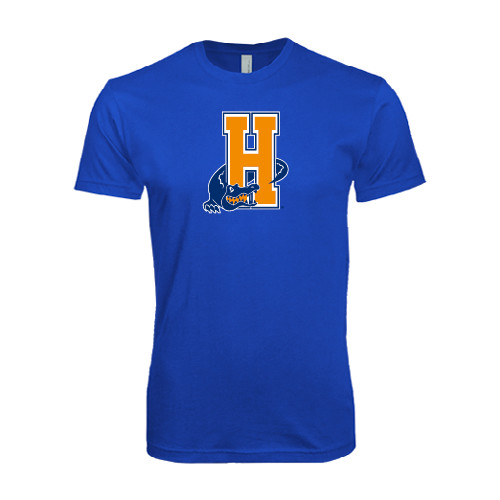 Community College Next Level Royal SoftStyle T Shirt-Hostos H w/Alligator