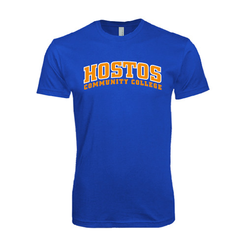 Community College Next Level Royal SoftStyle T Shirt-Hostos Community College Arch