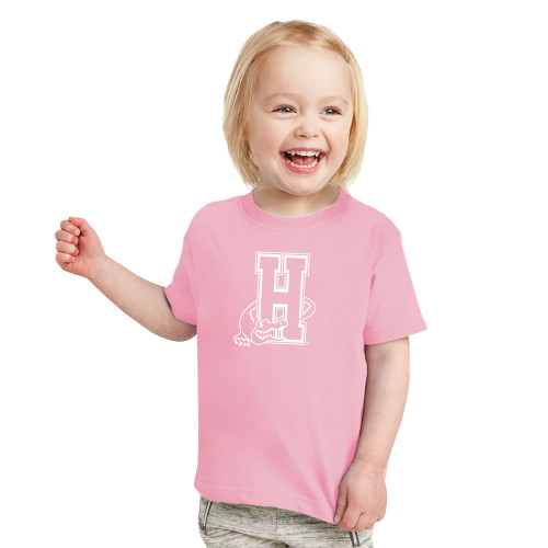 Toddler Pink T Shirt-Hostos H w/Alligator