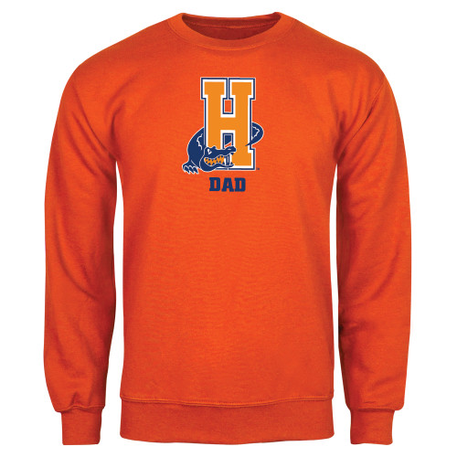 Community College Orange Fleece Crew-Dad