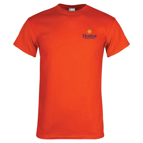 Community College Orange T Shirt-Hostos Community College w/Sun