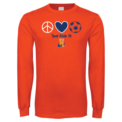 Community College Orange Long Sleeve T-Shirt-Hostos Soccer