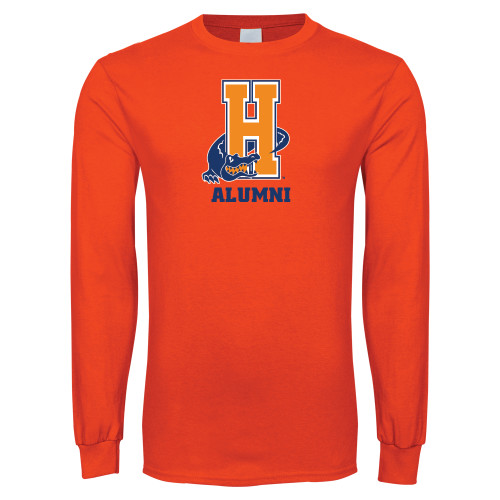 Community College Orange Long Sleeve T-Shirt-Alumni