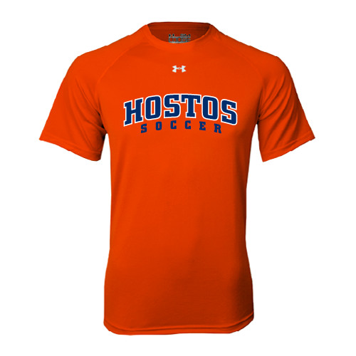 Community College Under Armour Orange Tech Tee-Hostos Soccer Arch