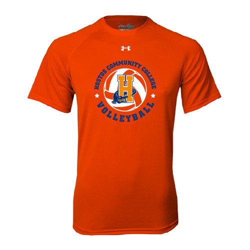 Community College Under Armour Orange Tech Tee-Hostos Volleyball
