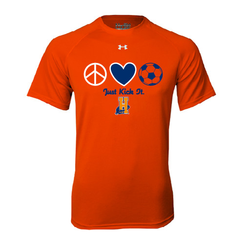 Community College Under Armour Orange Tech Tee-Hostos Soccer