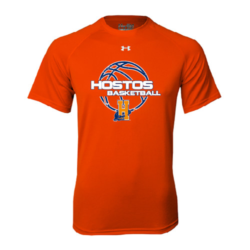 Community College Under Armour Orange Tech Tee-Hostos Basketball