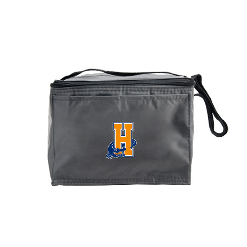 Community College Six Pack Grey Cooler-Hostos H w/Alligator