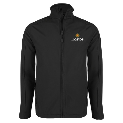 Community College Black Softshell Jacket-Hostos w/Sun
