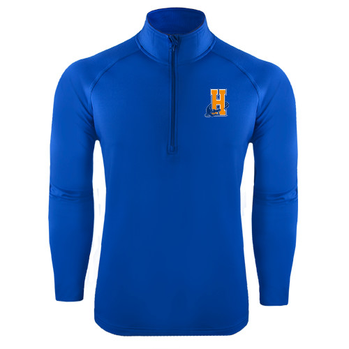 Community College Sport Tek Royal Sport Wick Stretch 1/2 Zip Pullover-Hostos H w/Alligator