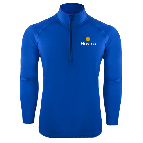 Community College Sport Tek Royal Sport Wick Stretch 1/2 Zip Pullover-Hostos w/Sun