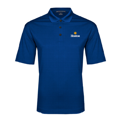 Community College Royal Performance Fine Jacquard Polo-Hostos w/Sun