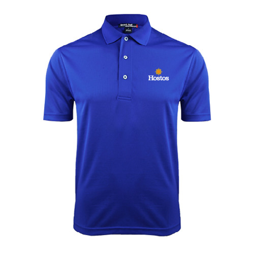Community College Royal Dry Mesh Polo-Hostos w/Sun