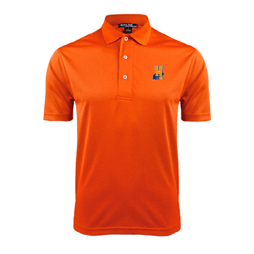 Community College Orange Dry Mesh Polo-Hostos H w/Alligator