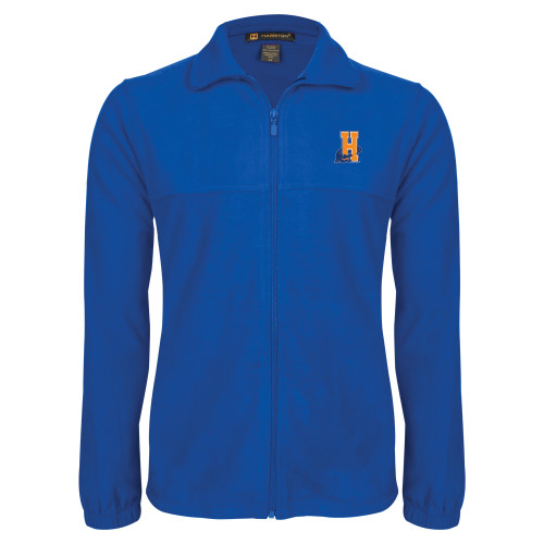 Community College Royal Fleece Full Zip Jacket-Hostos H w/Alligator