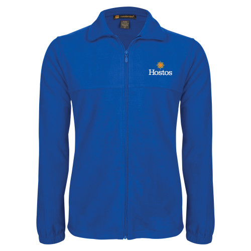 Community College Royal Fleece Full Zip Jacket-Hostos w/Sun