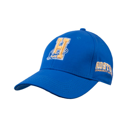 Community College Royal Structured Adjustable Pro Style Hat-Hostos H w/Alligator