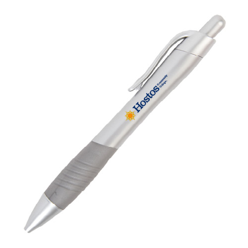 Community College Metallic Mykonos Silver Pen-Hostos Community College w/Sun Flat