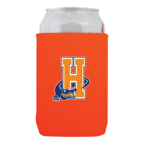 Community College Neoprene Orange Can Holder-Hostos H w/Alligator