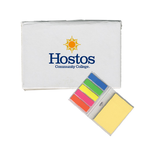 Community College Micro Sticky Book-Hostos Community College w/Sun Stacked