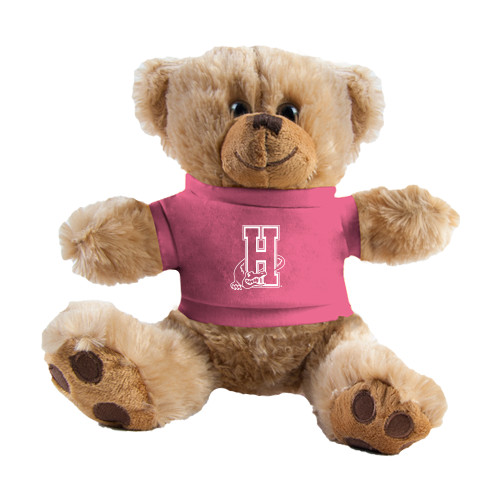Community College Plush Big Paw 8 1/2 inch Brown Bear w/Pink Shirt-Hostos H w/Alligator