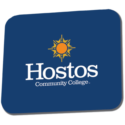 Community College Full Color Mousepad-Hostos Community College w/Sun Stacked
