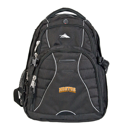 Community College High Sierra Black Swerve Computer Backpack-Hostos Community College Arch