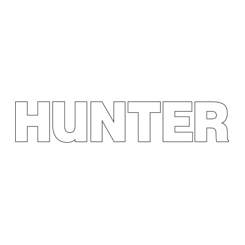 Large Decal-Hunter, 12 in wide