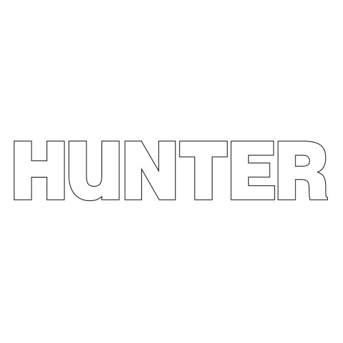 Extra Large Decal-Hunter, 18 in wide