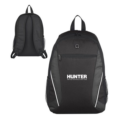 Homerun Black Computer Backpack-Official Logo
