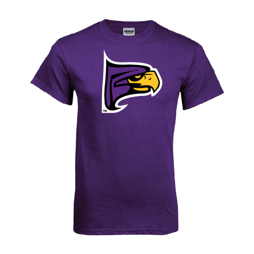 Purple T Shirt-Hawk Head