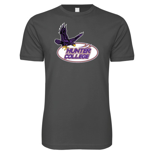 Next Level Charcoal SoftStyle T Shirt-Hunter College