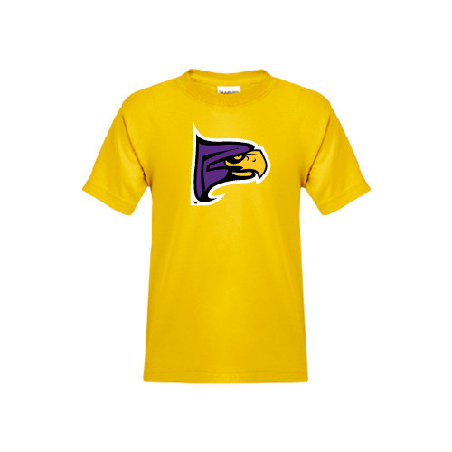 Youth Gold T-Shirt-Hawk Head