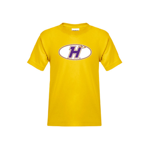 Youth Gold T-Shirt-H Mark