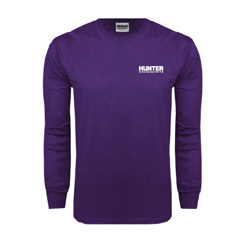 Purple Long Sleeve T Shirt-Official Logo