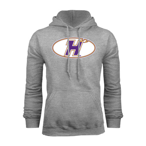 Grey Fleece Hoodie-H Mark