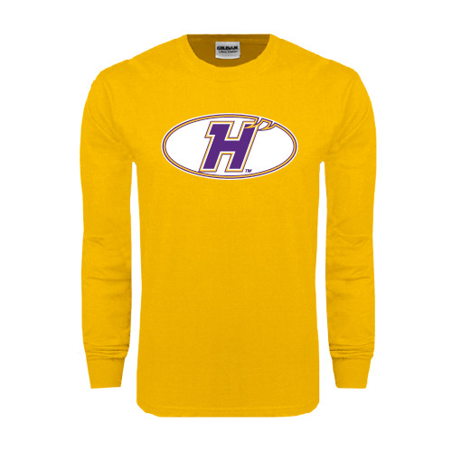 Gold Long Sleeve T Shirt-H Mark