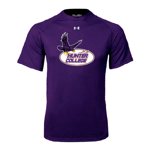 Under Armour Purple Tech Tee-Hunter College