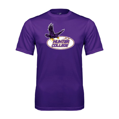 Purple Performance Tee-Hunter College