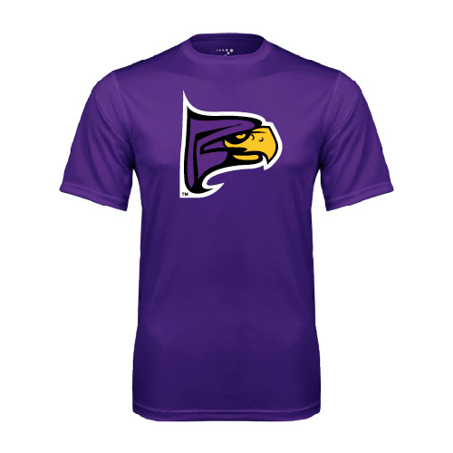Purple Performance Tee-Hawk Head
