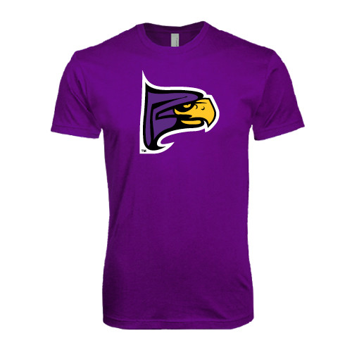 Next Level Purple SoftStyle T Shirt-Hawk Head